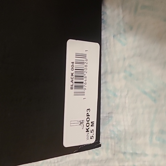 Nine West Koop 3 women's size 5.5M Faux Leather tall knee-high boots NIB Black - Picture 8 of 10